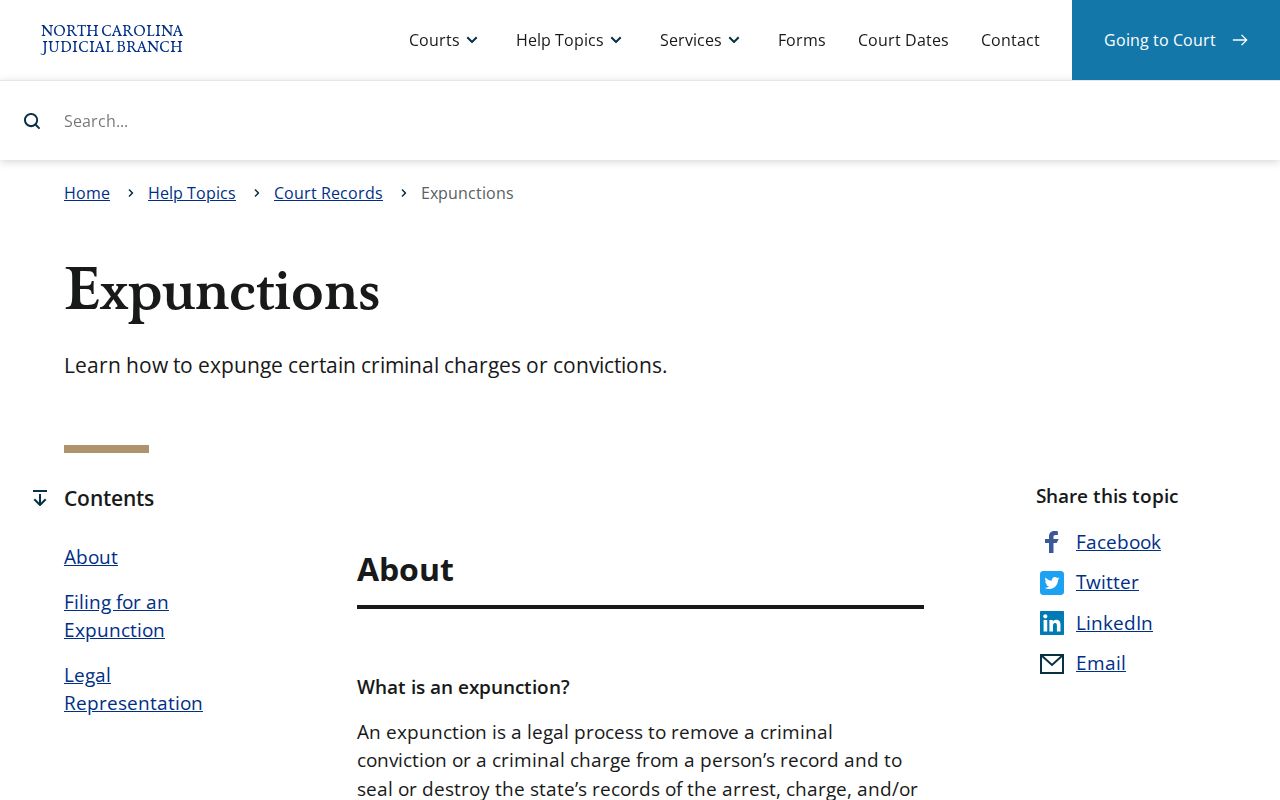 North Carolina expunction help for Scotland County criminal records