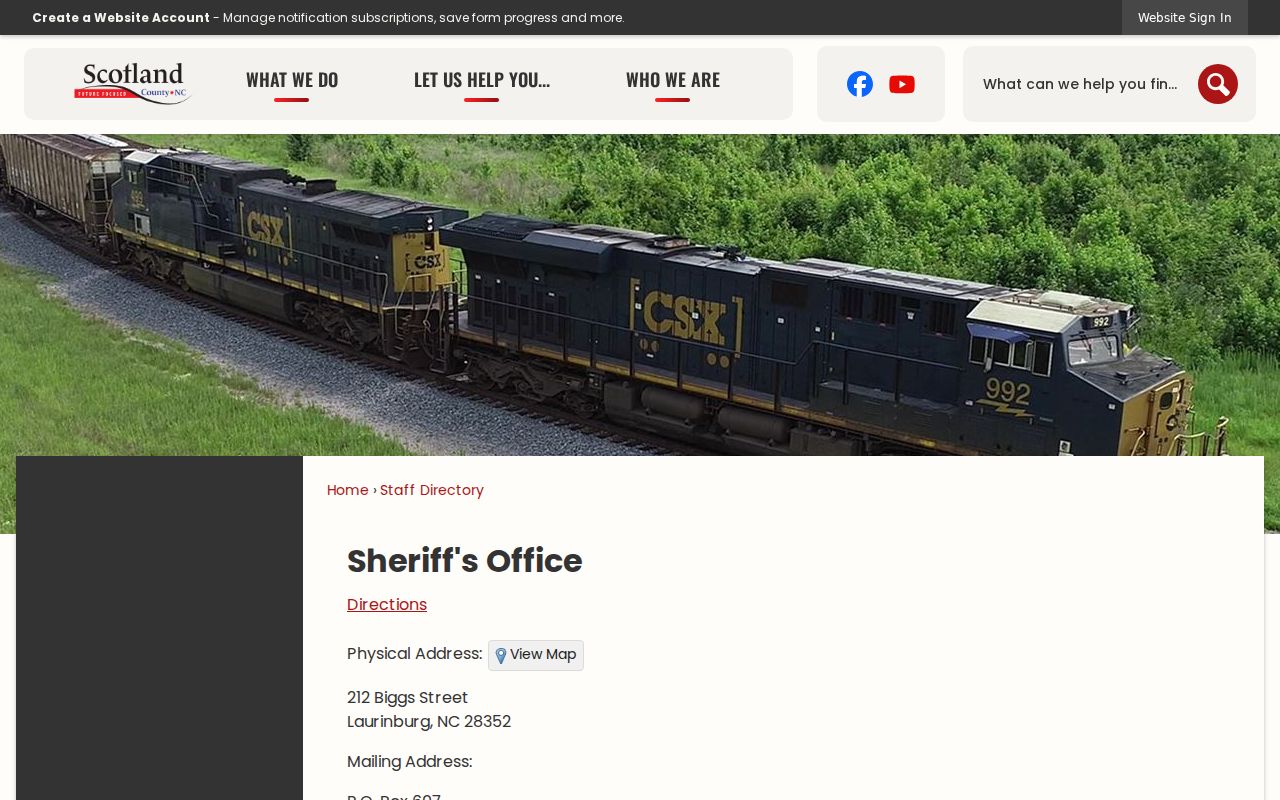 Scotland County sheriff records and detention contacts for arrest records